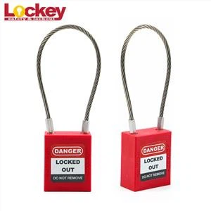 تأمين Tagout سلامة الصلب سلك كابل قفل القفل
